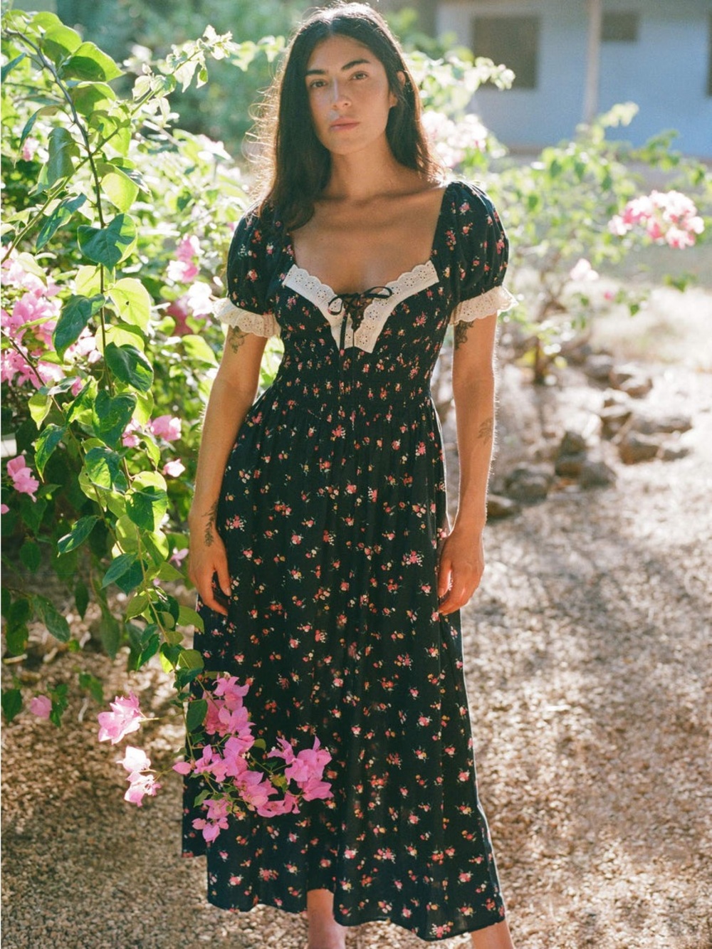 Christy Dawn Madeline Dress in Lantana Blooms Small
